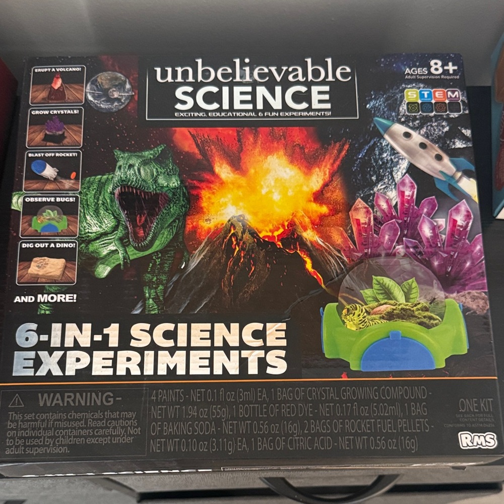 Unbelievable Science 6-in-1 Experiments Kit